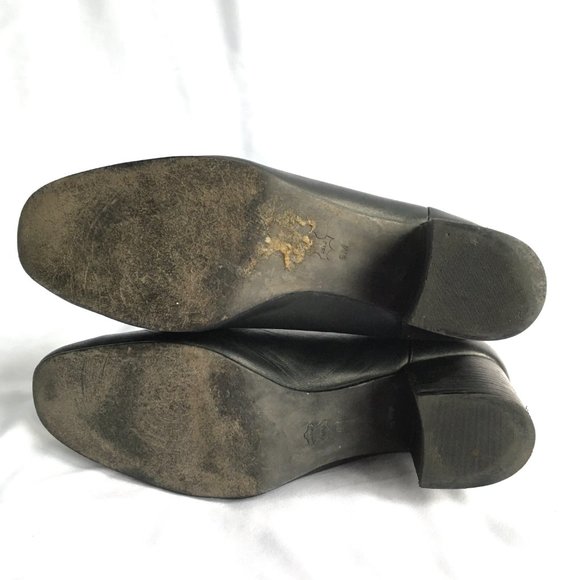 Tory Burch Jessa loafer gold horsebit block heel 9 - Picture 9 of 14